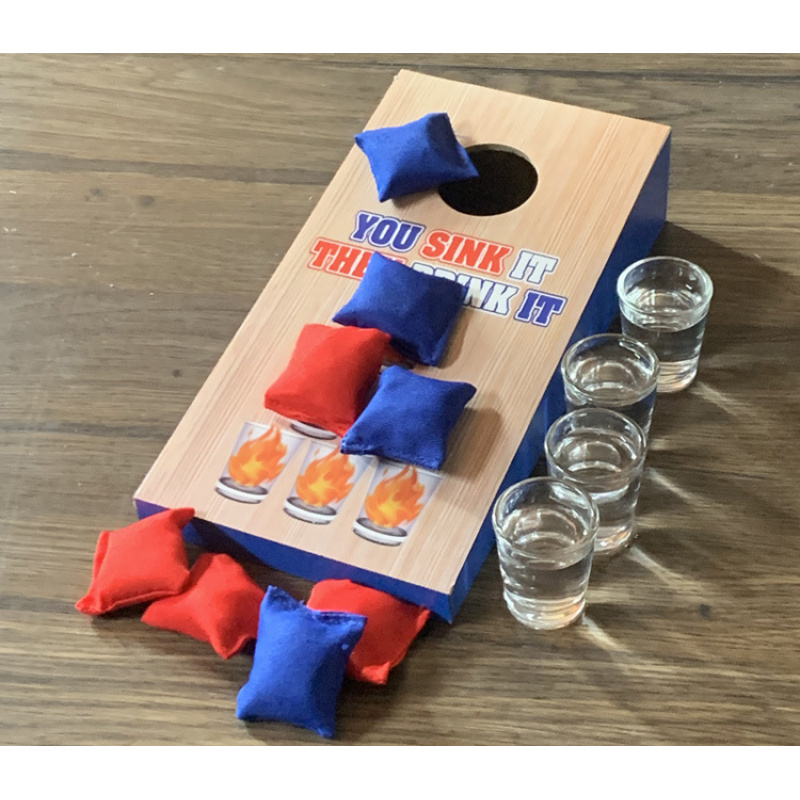 Games Garden Party - 1 Set Wooden Throwing Game Board