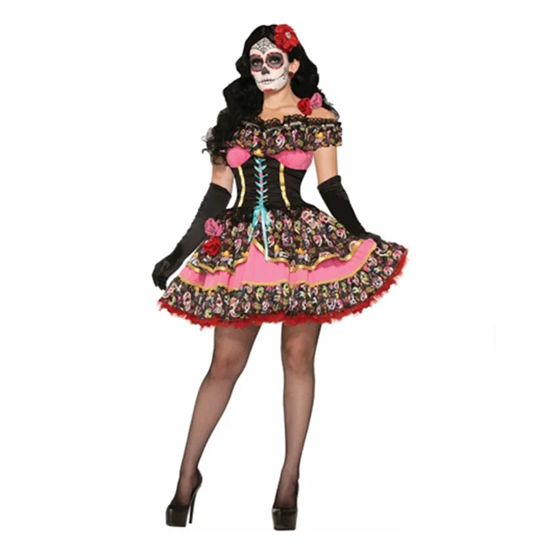 Zombie Party Games For Adults - Mexican Day of The Dead Flower
