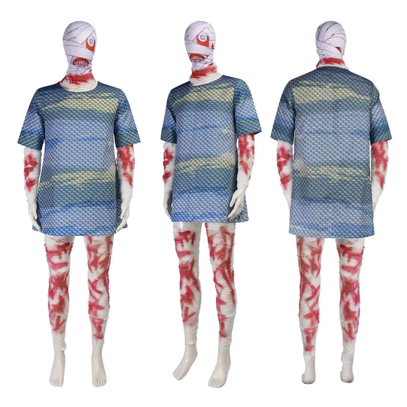Zombie Party Games For Adults - Mummy Captain Cosplay Game Mouthwashing Curly