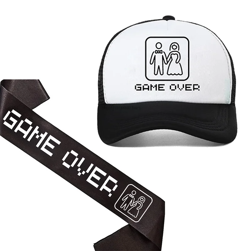 Party Games No Supplies - Groom To Be Sash Game Over