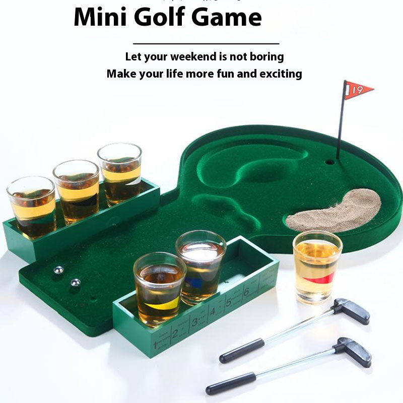 Party Games Adults Drinking - Mini Golf Table Games Toy Bar