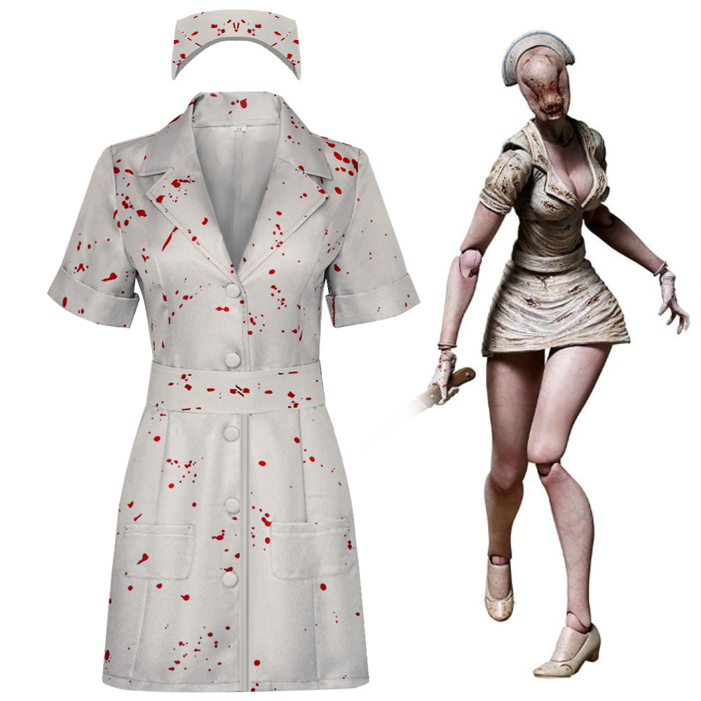 Zombie Party Games For Adults - Silent Hill Nurse Cosplay Costume Horror