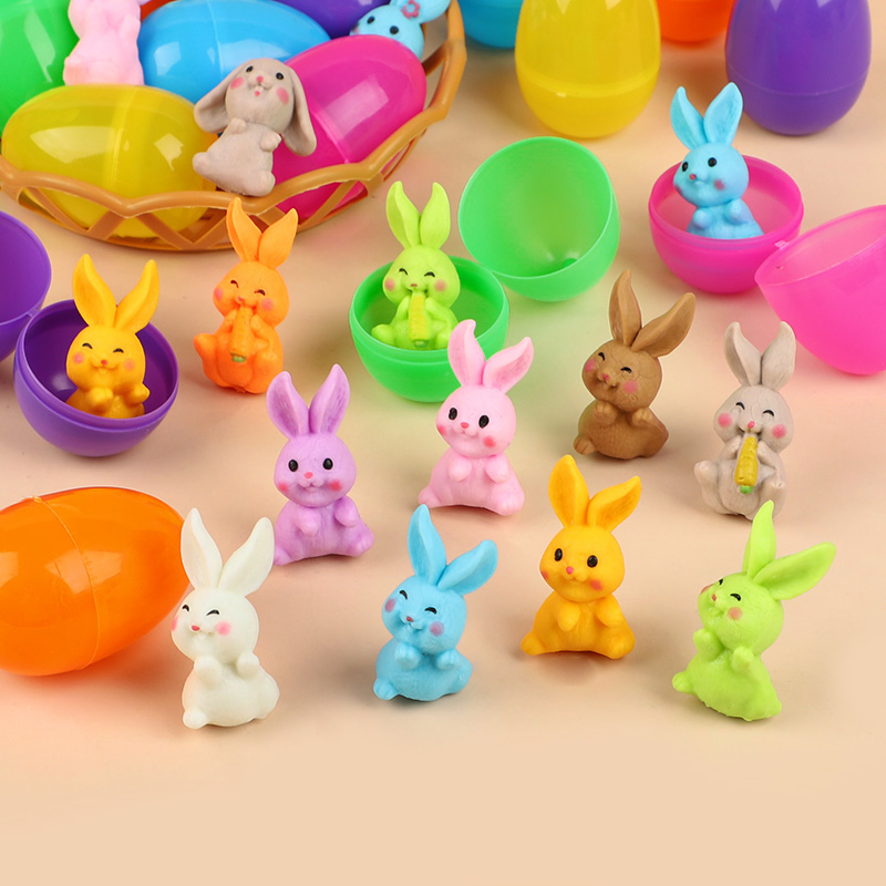 24Pcs Easter Egg With Rabbit F - Party Games No Supplies ulasan dan harga