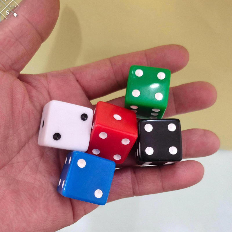 D6 Square Dice Cubes 25MM with - Party Games No Supplies ulasan dan harga