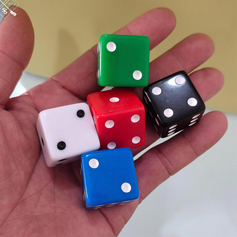 D6 Square Dice Cubes 25MM with - Party Games No Supplies ulasan dan harga