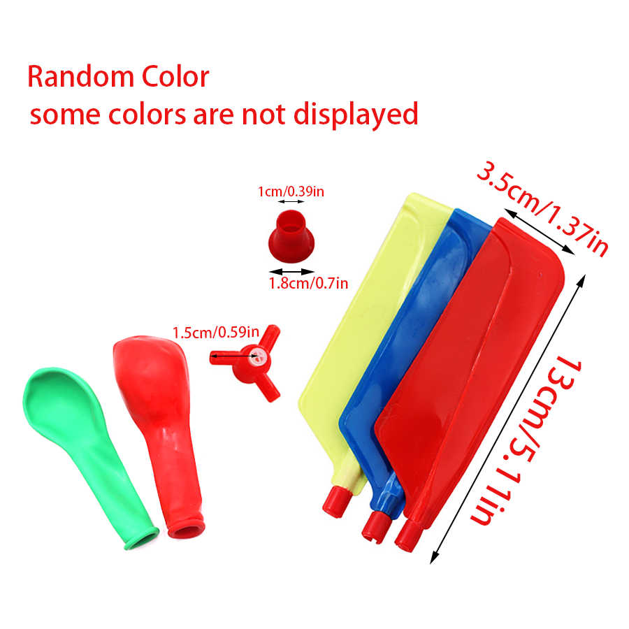 3/6/9sets Balloon Propeller He - Party Games No Supplies ulasan dan harga