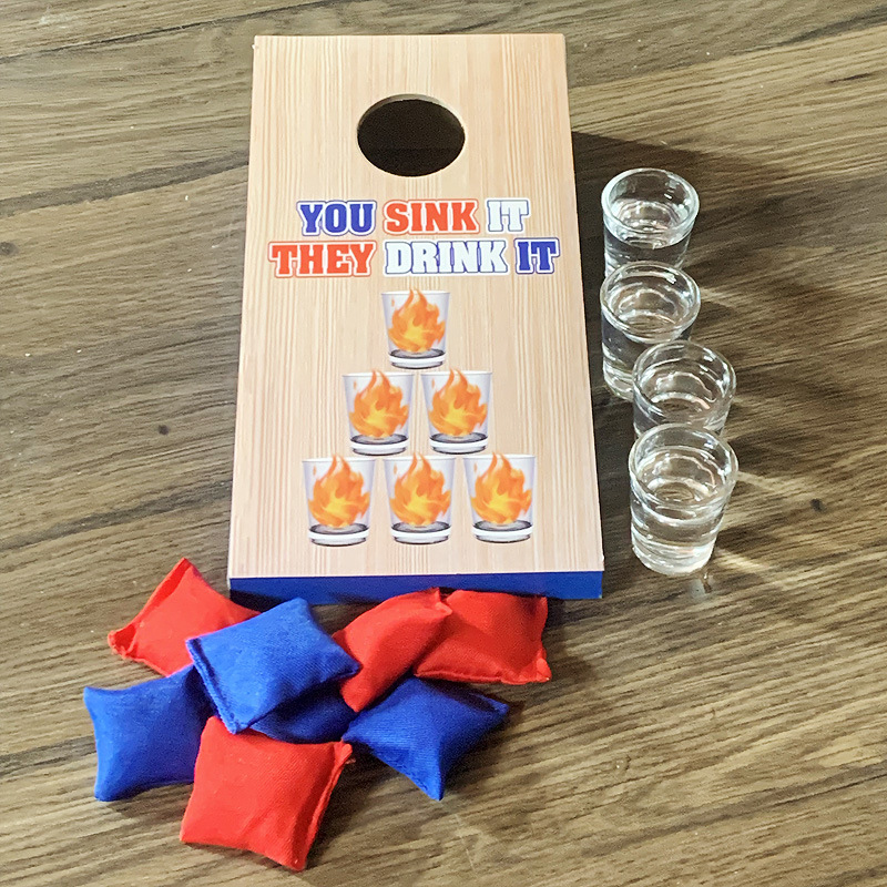 1 Set Wooden Throwing Game Boa - Games Garden Party ulasan dan harga