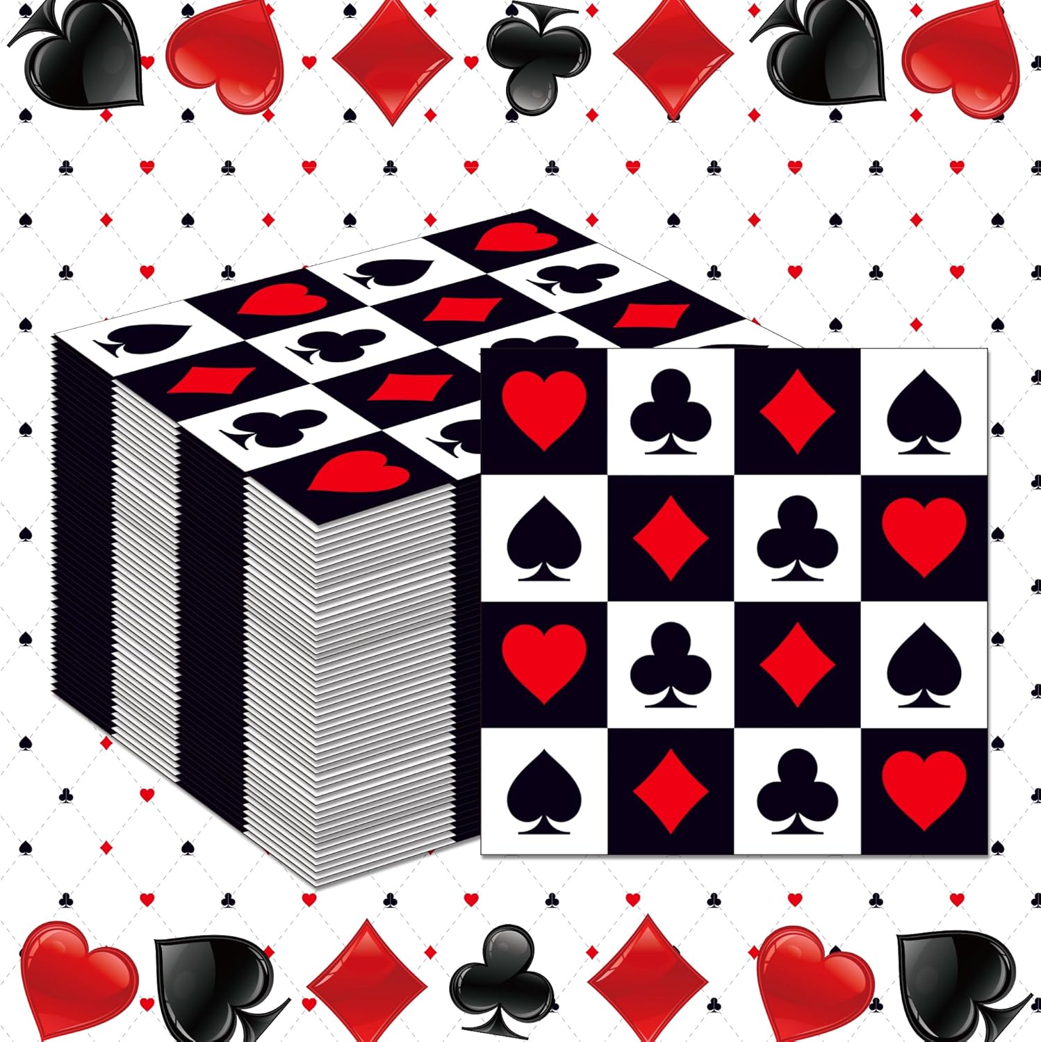 20/40/60/80 PCS Casino Theme P - Party Games No Supplies ulasan dan harga