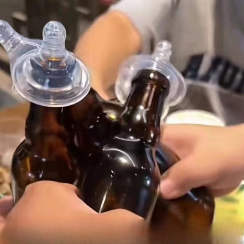 yesSilicone Nipple Bottle Caps - Party Games Adults Drinking ulasan dan harga