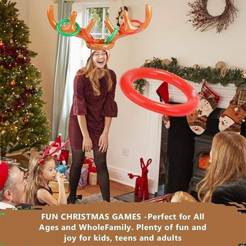 1/3Set Christmas Game Inflatab - Party Games No Supplies ulasan dan harga