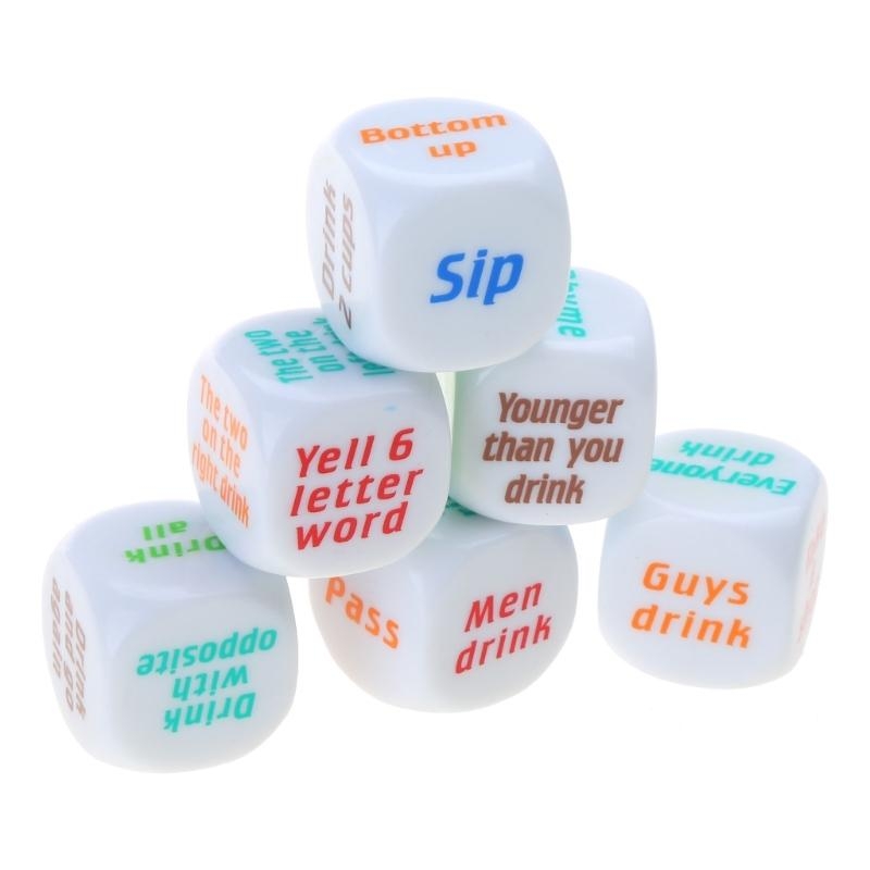   6Pcs 25mm Adult Drinking Par - Party Games Adults Drinking ulasan dan harga