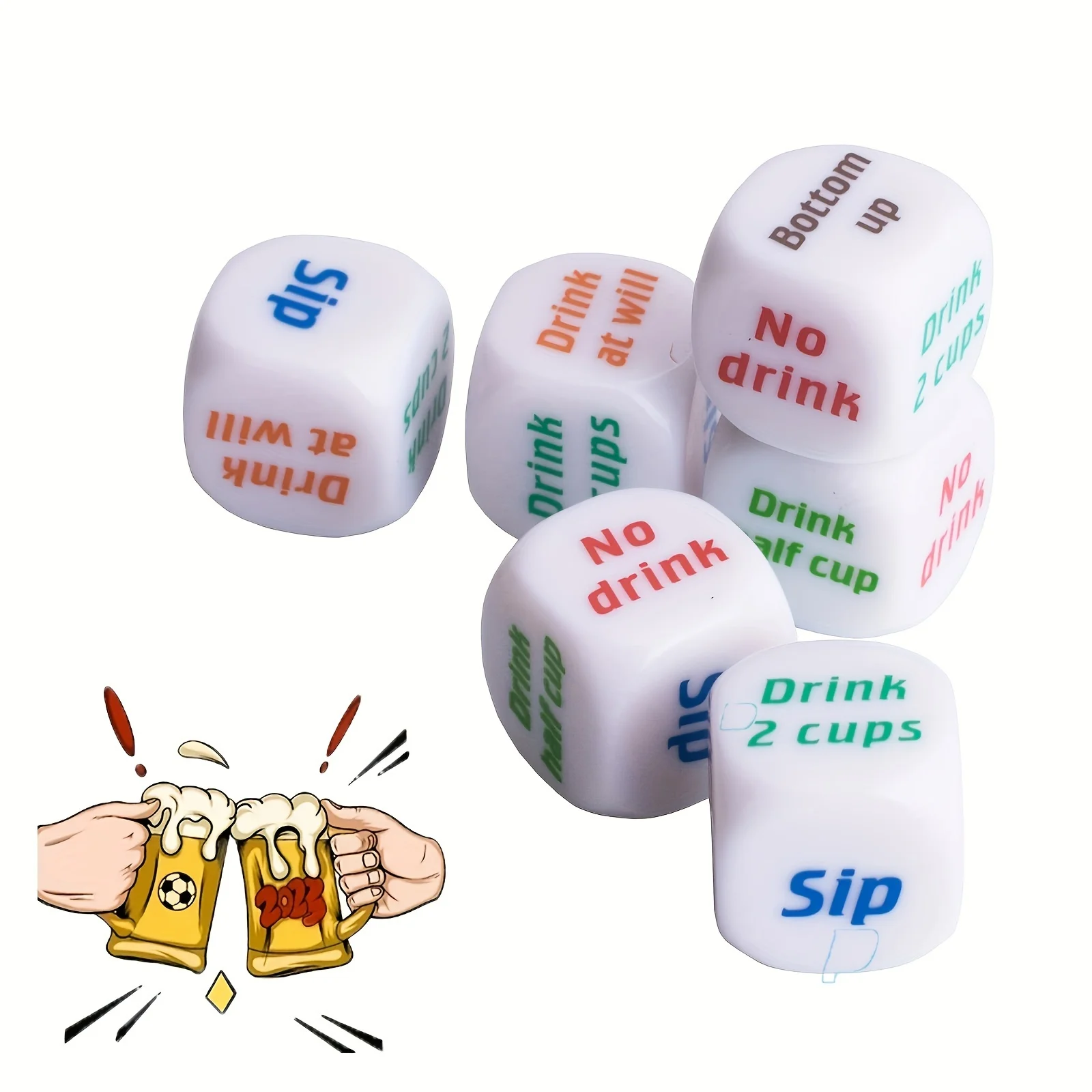 Adult Party Instruction Dice S - Party Games Adults Drinking ulasan dan harga