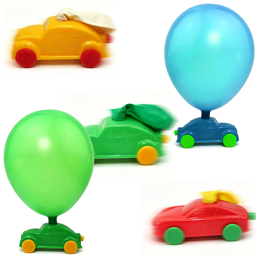 2-8pcs Balloon Powered Car Aer - Party Games Physical ulasan dan harga
