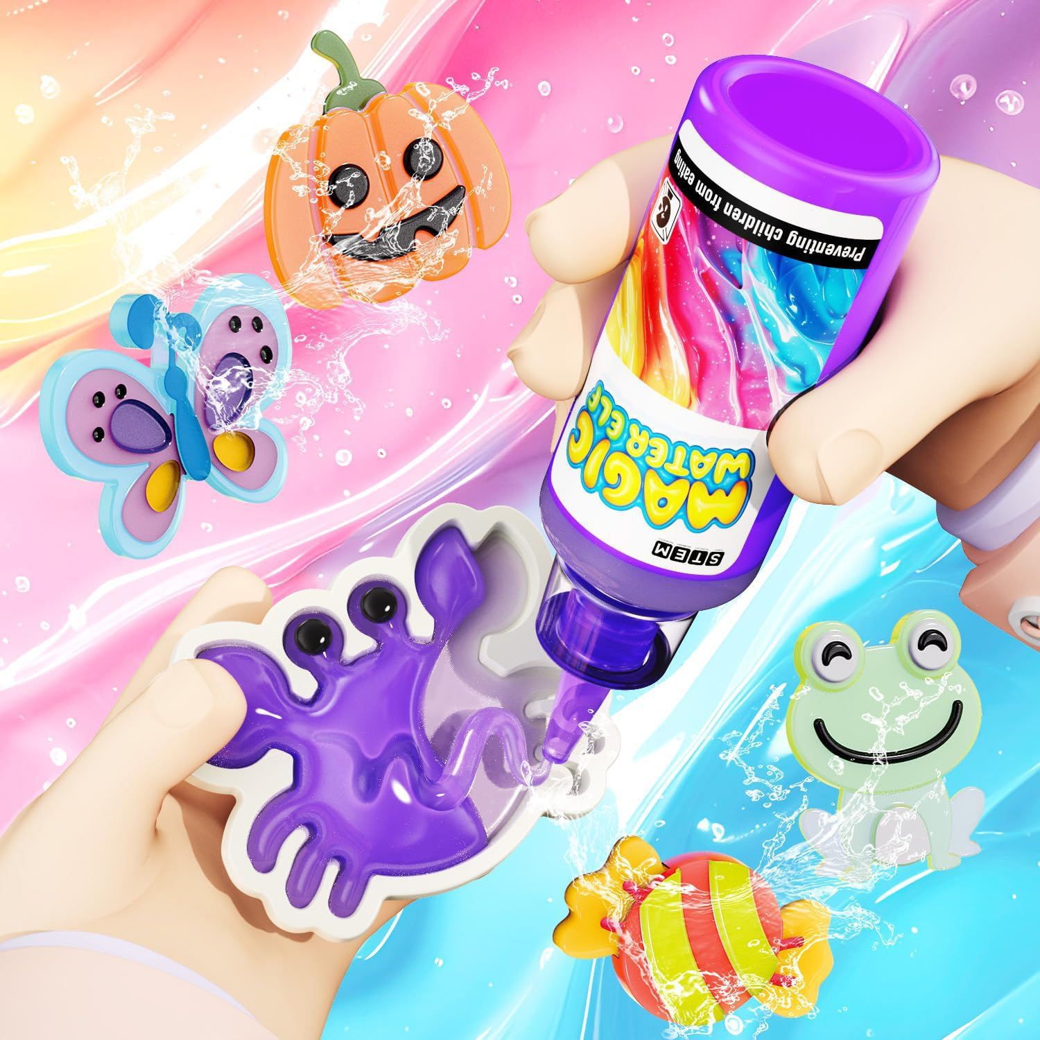 Magic Gel Water Beads Toy: 12- - Games Garden Party ulasan dan harga