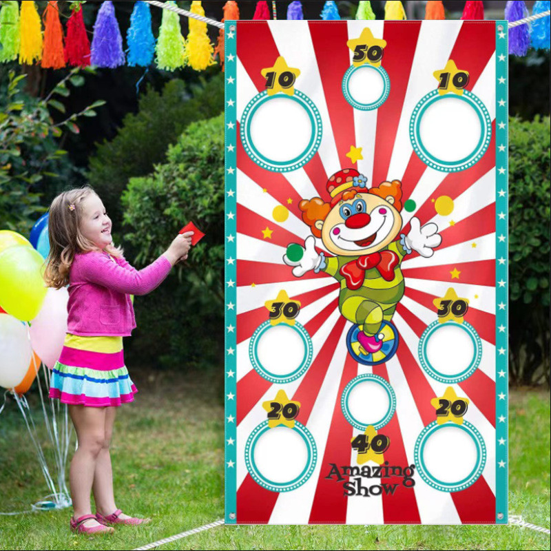 Fun Bean Bag Toys Game Banner  - Party Games Physical ulasan dan harga