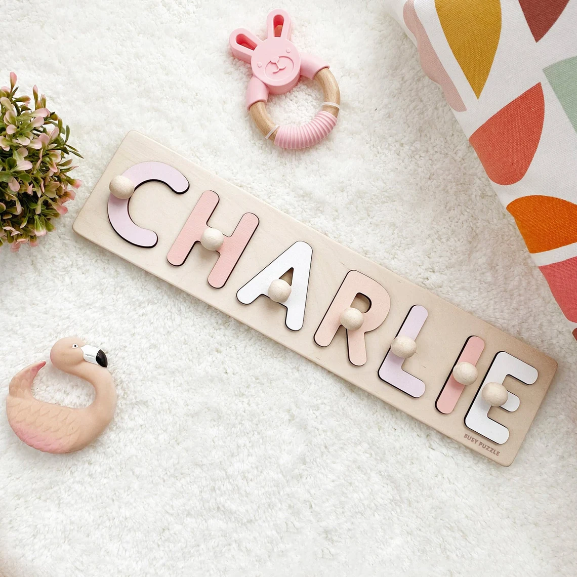 Personalized Name Puzzle With  - Party Games Baby Shower ulasan dan harga