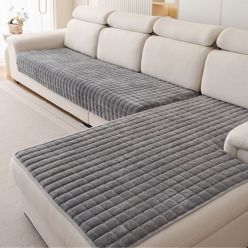 Plush Plaid Sofa Cushion Non-S - Washer Toss Set ulasan dan harga