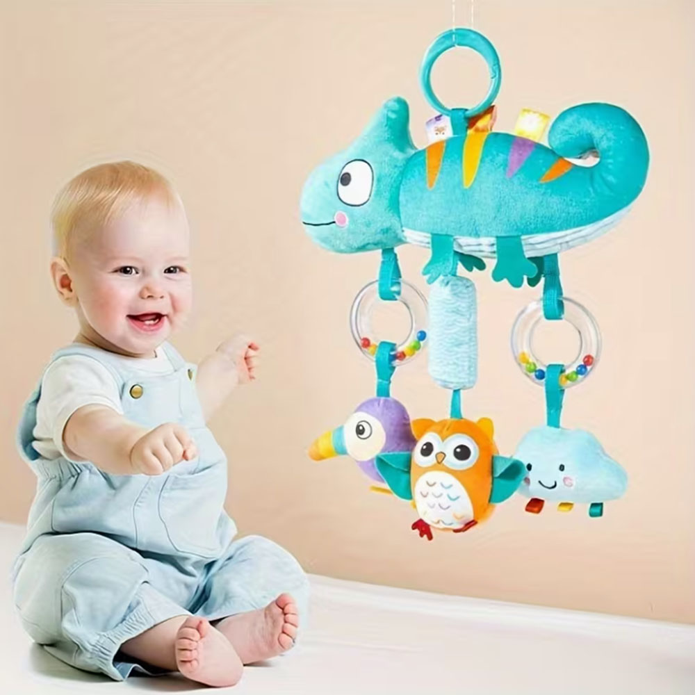 Soft Cartoon Animal Hanging Ra - Party Games Baby Shower ulasan dan harga