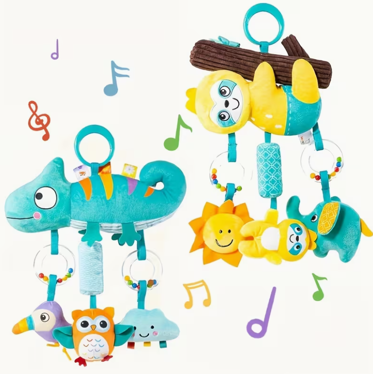 Soft Cartoon Animal Hanging Ra - Party Games Baby Shower ulasan dan harga