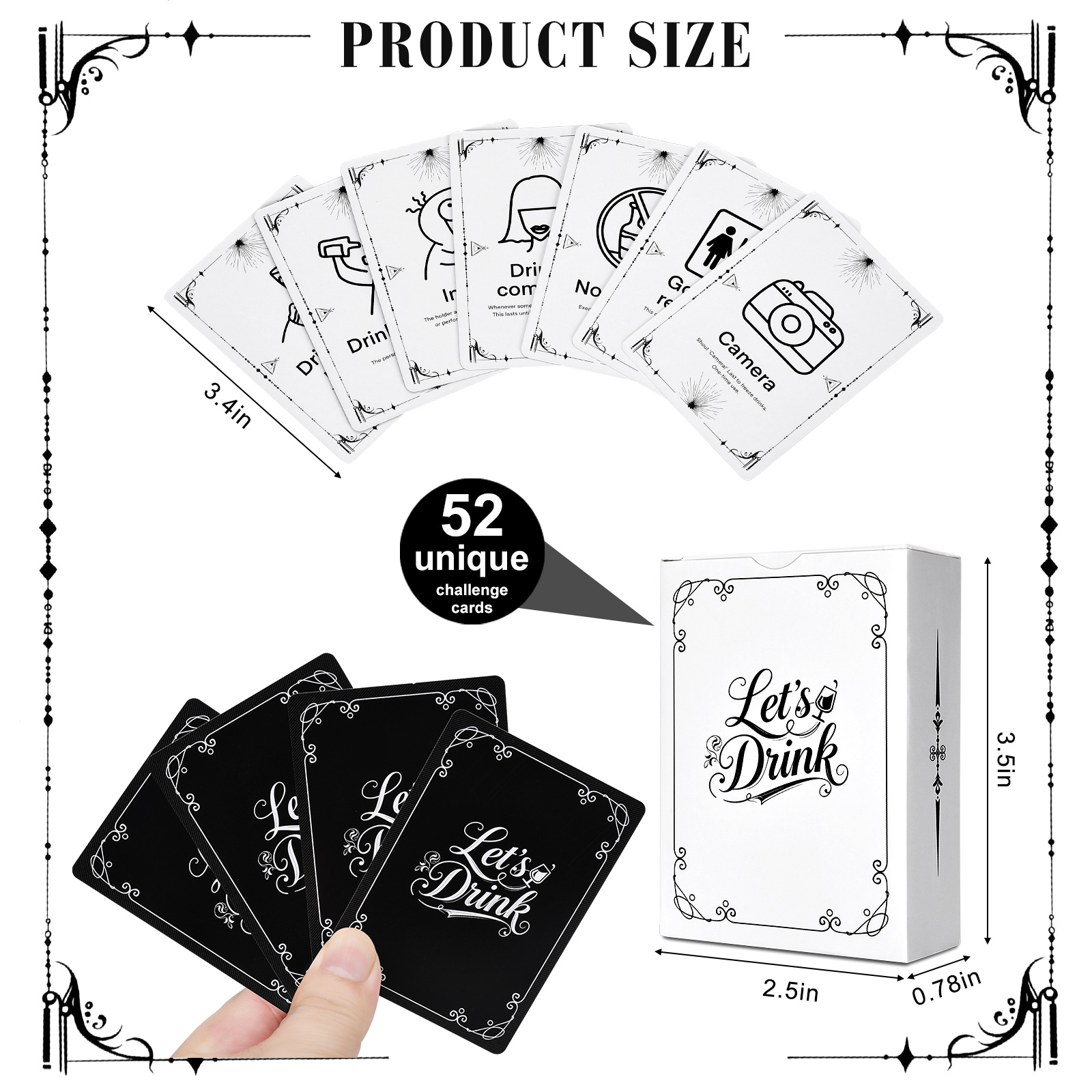 Adult Drinking Game Cards – 52 - Party Games Adults Drinking ulasan dan harga