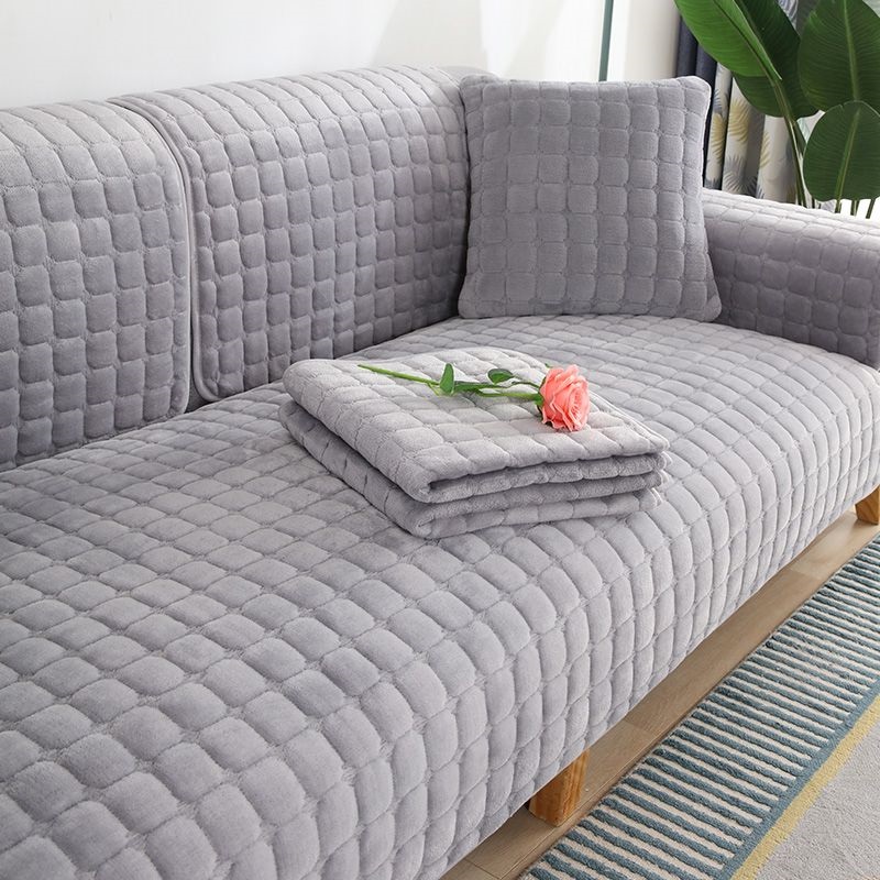 Velvet Sofa Cover Universal Pl - Washer Toss Set ulasan dan harga