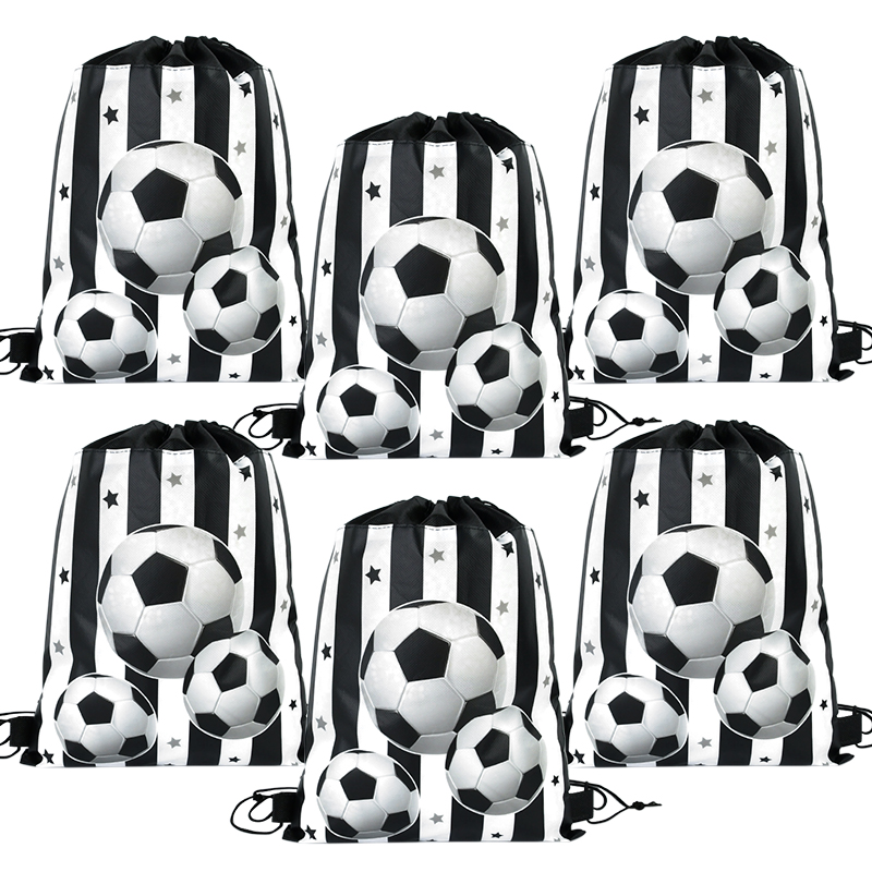 Soccer Party Non-woven Drawstr - Party Games No Supplies ulasan dan harga