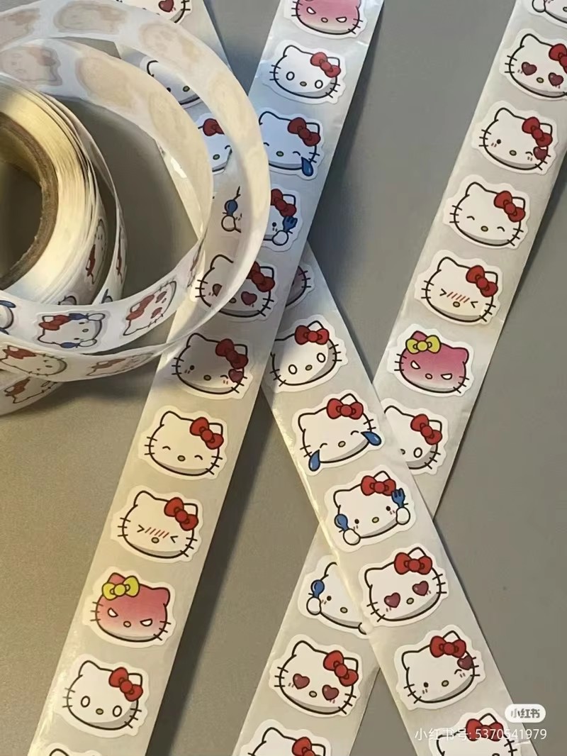 500pcs Hello Kitty Cute Sticke - Party Games Baby Shower ulasan dan harga