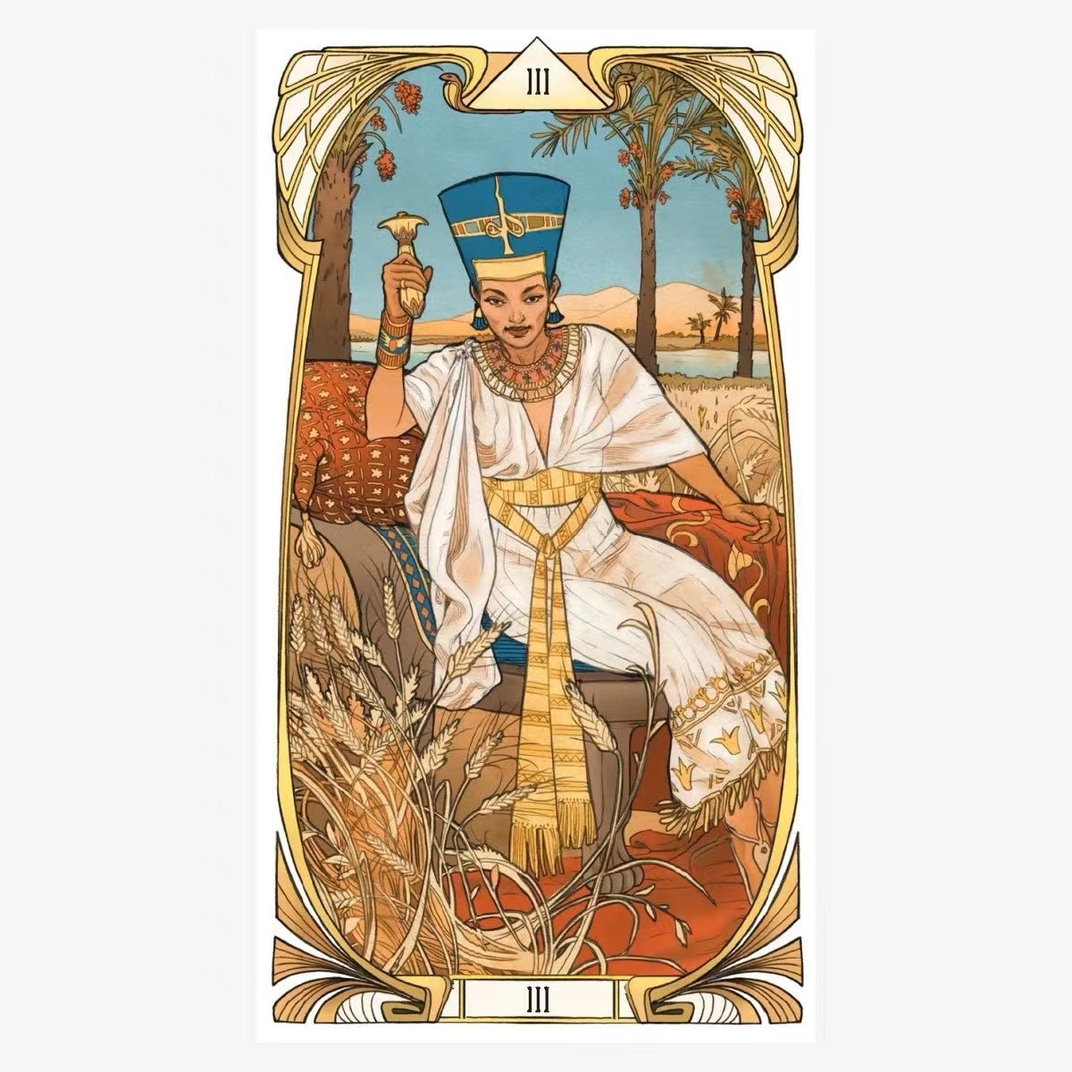 Egyptian Art Nouveau Tarot car - Party Games Meaning ulasan dan harga