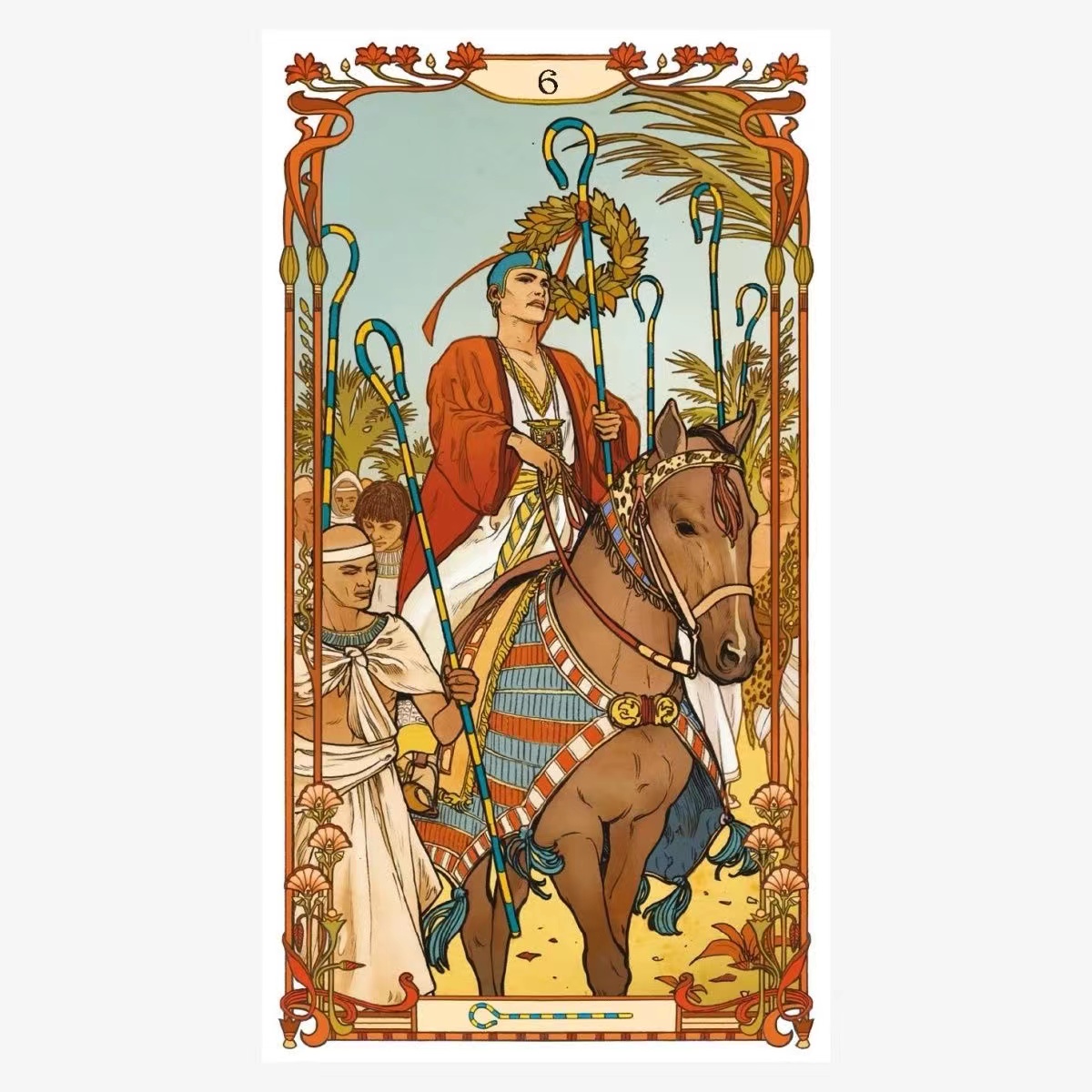 Egyptian Art Nouveau Tarot car - Party Games Meaning ulasan dan harga