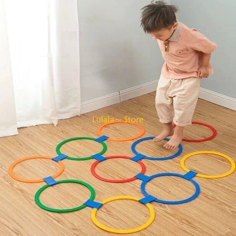 Y4QA Indoor Jump Hoops Set Fam - Party Games Physical ulasan dan harga